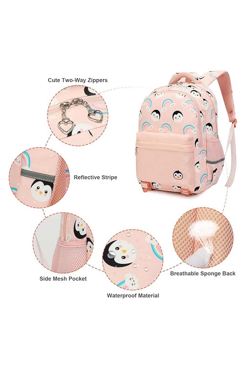 SUN EIGHT Backpack for Kids, School Light Backpack Suitable for Over 6 years old, SE8401, Pink - Image 4